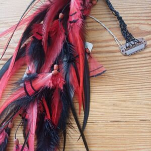 Alternative view of spinka z piórami Royal Red