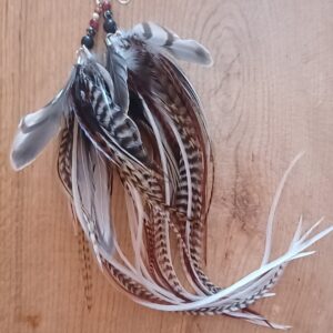 kolczyki z piór Dzikie marzenia