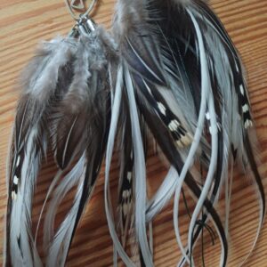 kolczyki z piór Indiańskie spojrzenie