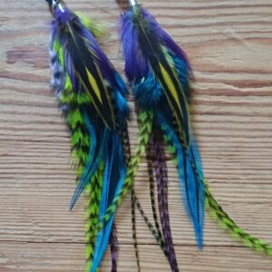 kolczyki z piór Afrykańskie strzałki