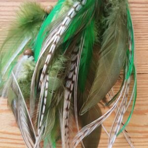 Alternative view of brelok z piór Fern Lace